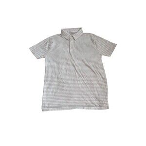 Crewcuts Boys Size XL 12-14 Pink Striped Short Sleeve Polo Shirt Spring Pastel